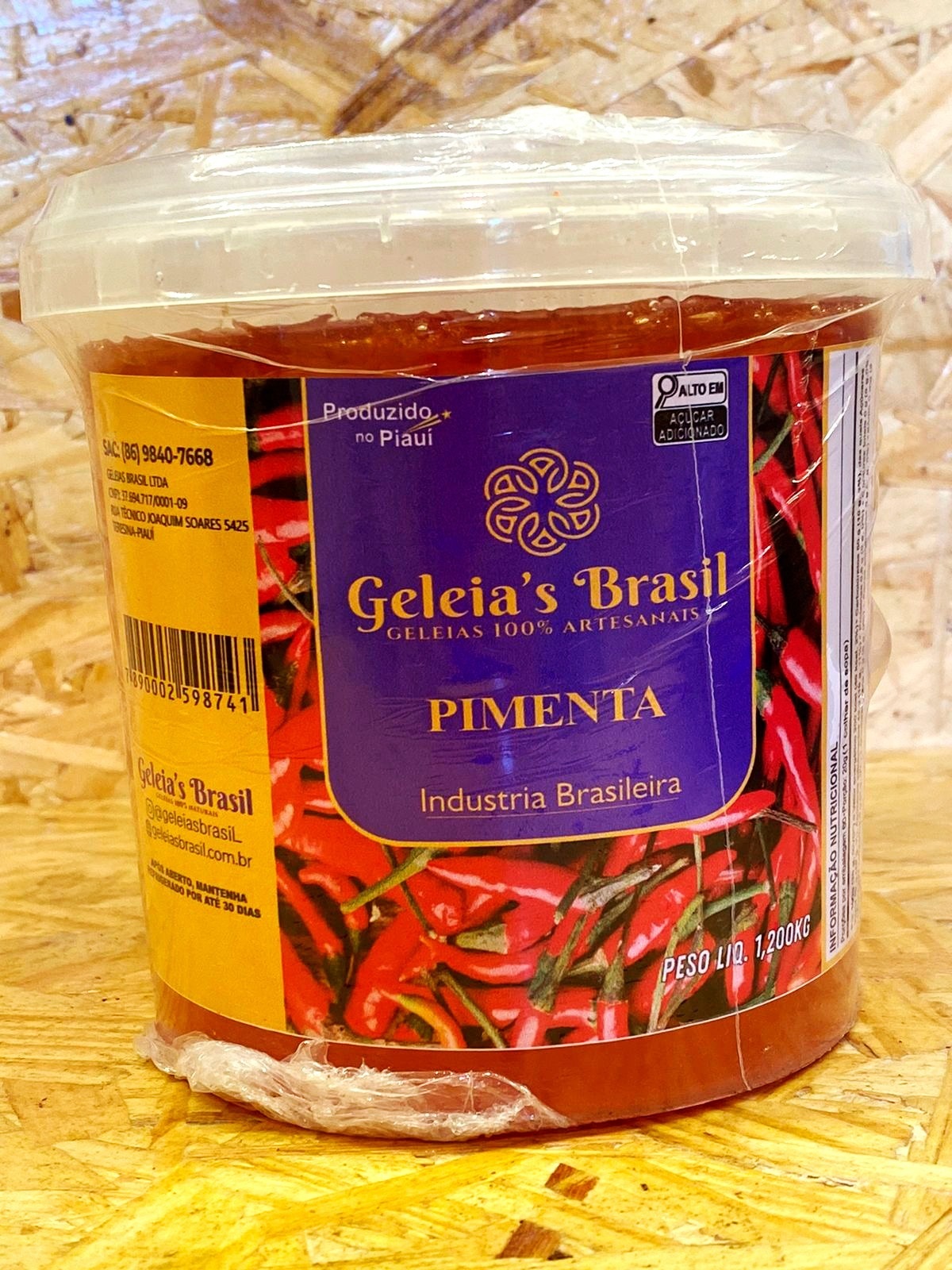 GELEIA DE PIMENTA 1,200ML